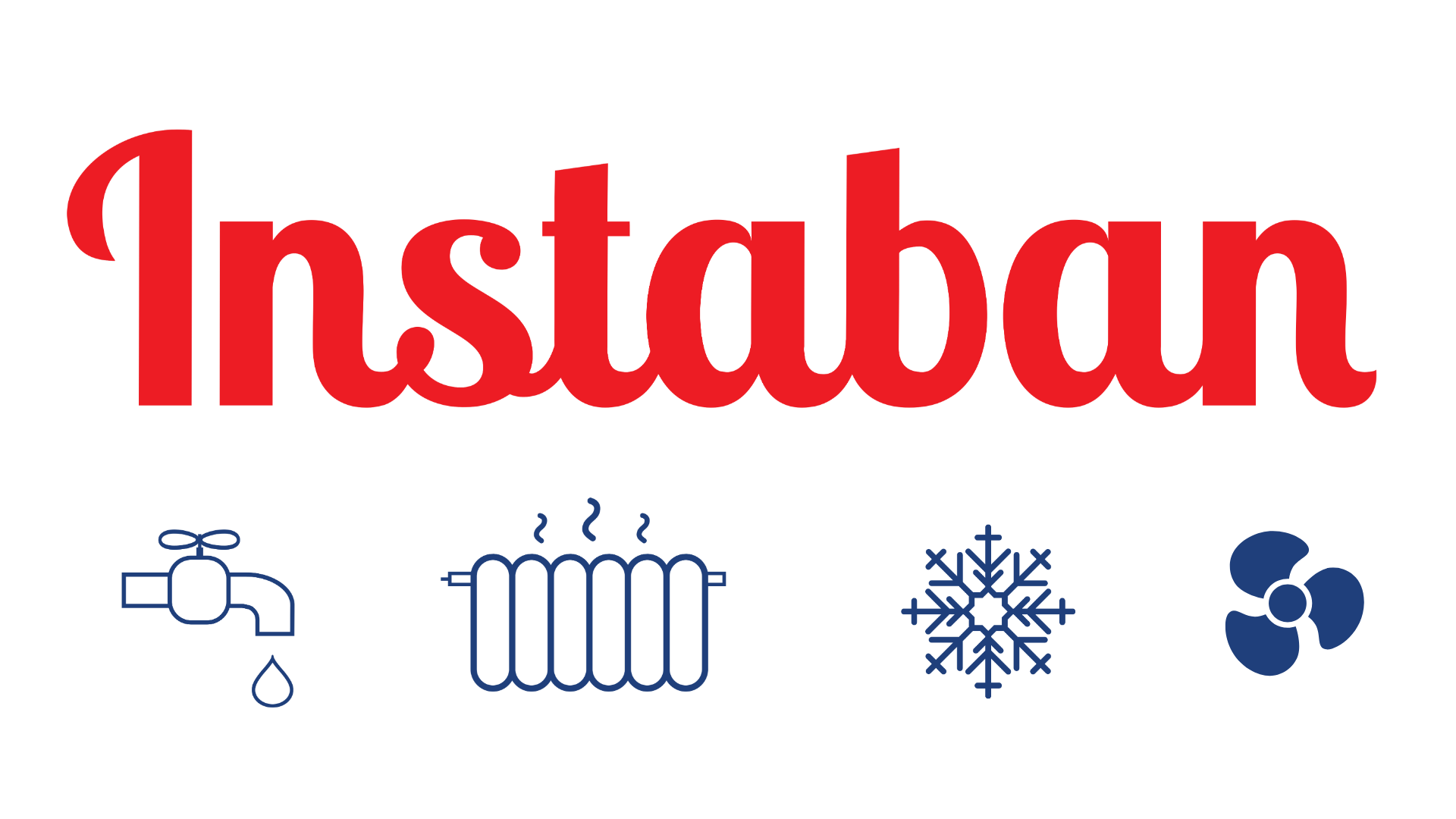 Instaban logo with icons